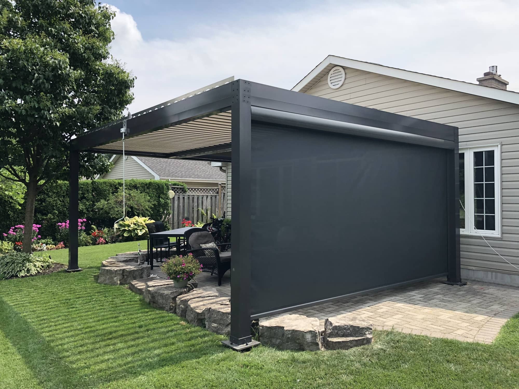 Zip Screen for Outdoor Areas Cost Less Decor Blinds